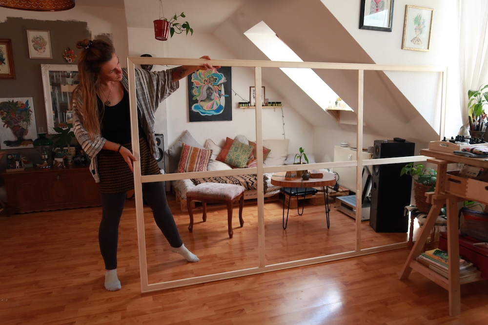 Leinwand_keilrahmen_bauen_bespannen_atelier