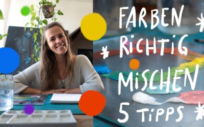 Farben mischen: 5 Tipps, wie du Acrylfarben richtig mischst