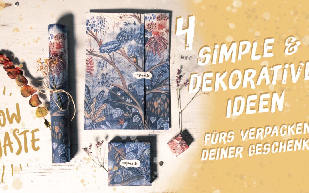 4 tolle Möglichkeiten, wie du Geschenke nachhaltig verpacken kannst | LOW WASTE
