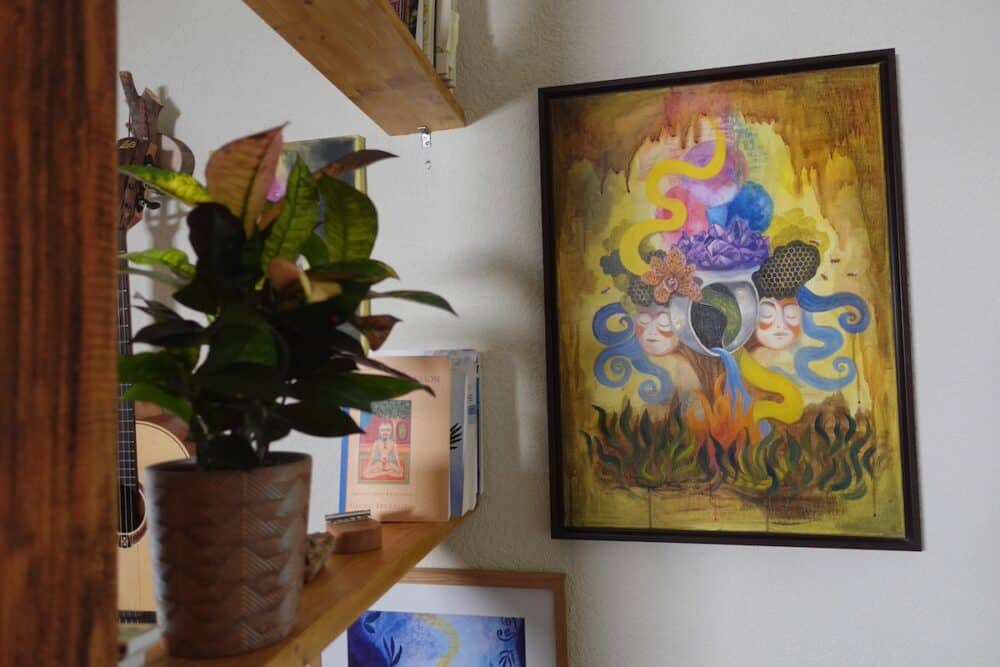 Der Ring – exklusives Original-Kunstwerk (inkl. Rahmung) – Bild 3