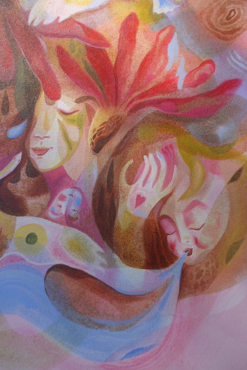 Freude – exklusives Original-Kunstwerk (inkl. Rahmung) – Bild 3