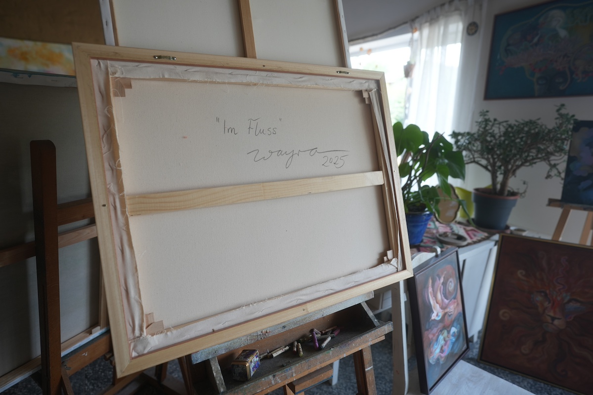 Im Fluss – exklusives Original-Kunstwerk (inkl. Rahmung) – Bild 6