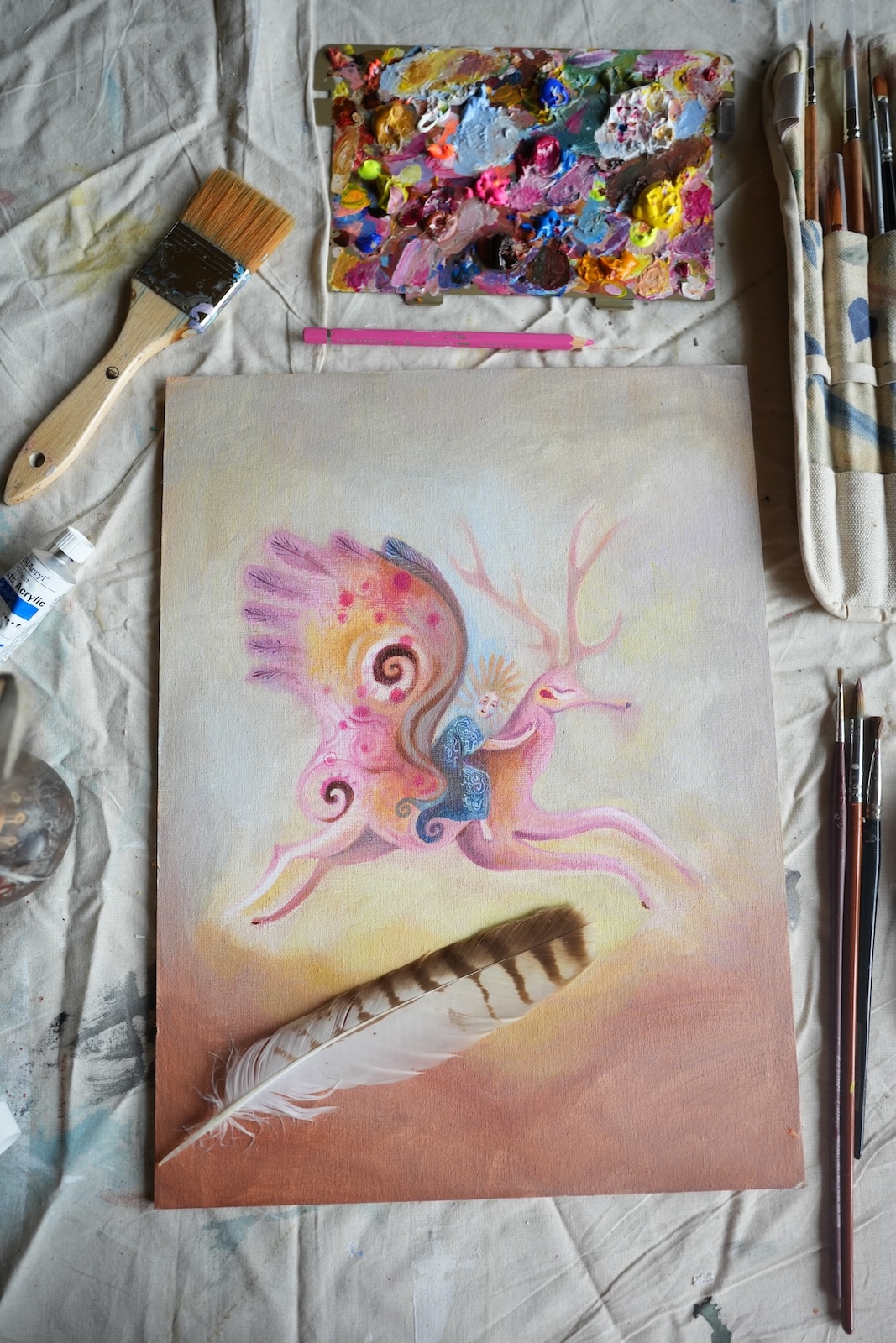 Traumflug – exklusives Original-Kunstwerk – Bild 3